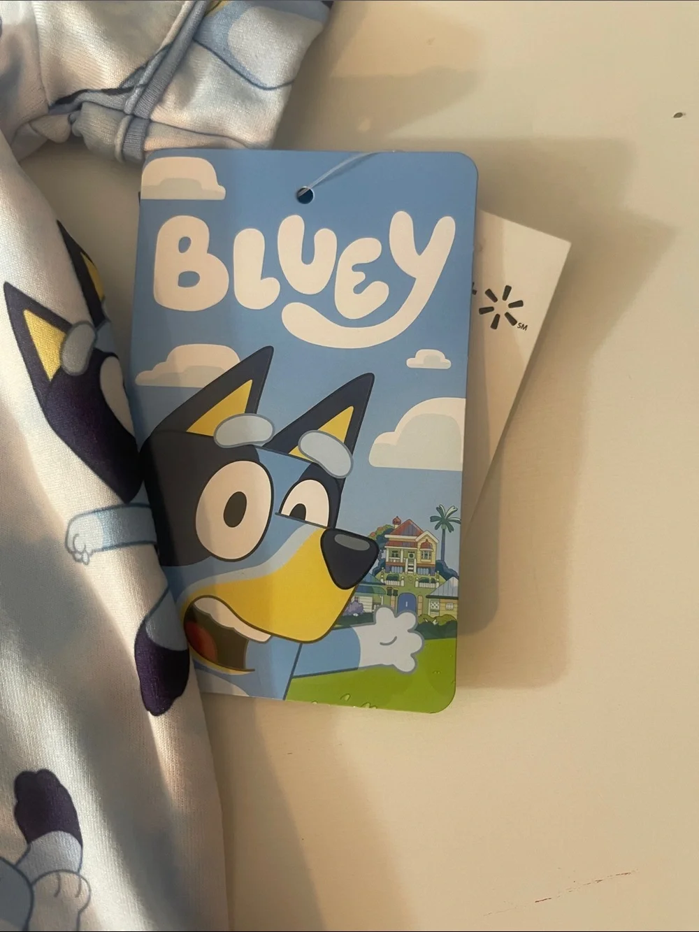Official Bluey Short Sleeve Pajama Set in Light Blue